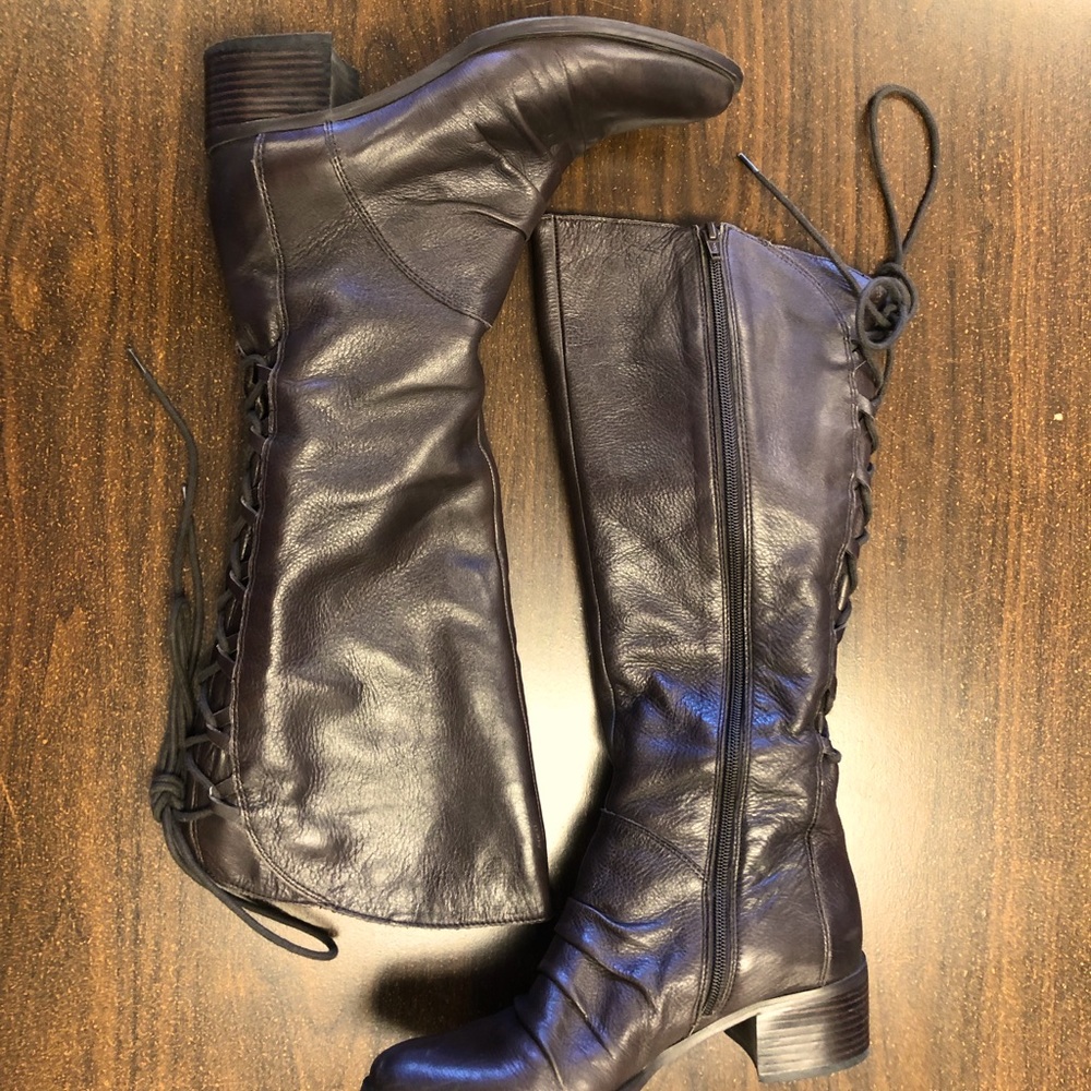 Corso Como brown leather boots size 7M
